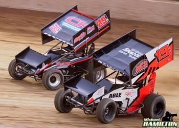 Atomic Speedway (Chillicothe, OH) – Fast On Dirt Sprint Car Series – April 8th, 2023. (Michael Hamilton photo)