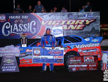 Fairbury Speedway (Fairbury, IL) – World of Outlaws Real American Beer Late Model Series – Prairie Dirt Classic – July 25th-26th, 2025. (Josh James Artwork)