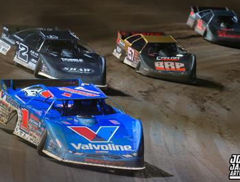 Volusia Speedway Park – World of Outlaw Late Model Series – DIRTcar Sunshine Nationals – January 24-25th, 2025. (Josh James Artwork)