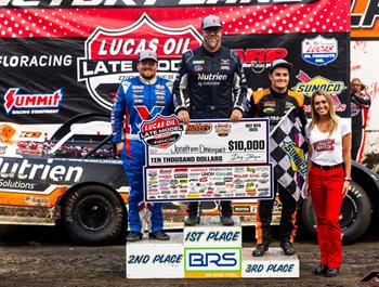 Huset’s Speedway (Brandon, SD) – Lucas Oil Late Model Dirt Series – Silver Dollar Nationals – July 17th-19th, 2025. (Heath Lawson photo)