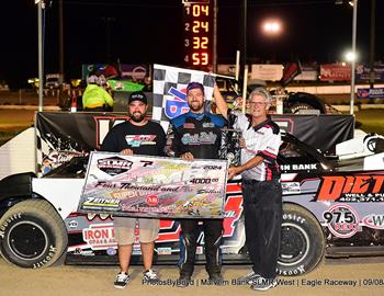 Eagle Raceway (Eagle, NE) – Malvern Bank West Series – Stewart Alley Memorial – September 8th, 2024. (Todd Boyd Photo)