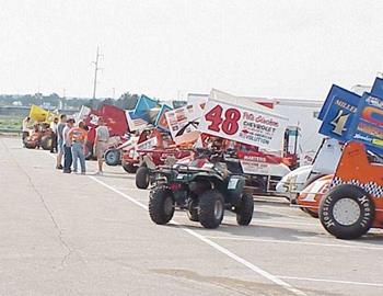 Pit area at Dodge City