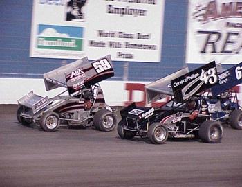 Dex Eaton (59) and A.J. Selenke (43)