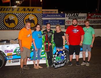 Josh Skorczewski wins at Brown County Speedway on July 12