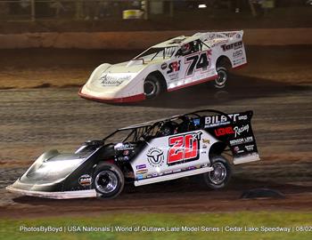 Cedar Lake Speedway (New Richmond, WI) – World of Outlaws Case Late Model Series – USA Nationals – August 1st-3rd, 2024. (Todd Boyd photo)