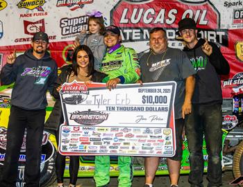 rownstown Speedway (Brownstown, IN) – Lucas Oil Late Model Dirt Series – Night Before the Jackson – September 24th, 2021. (Heath Lawson photo)
