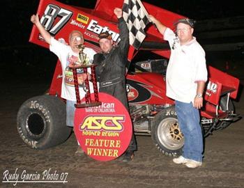 Brian McClelland captures his first ASCS feature win