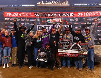 Tyler Erb picked up a $30,000 victory on Saturday night in his Best Performance No. 1 XR1 Rocket Chassis during the finale of the Castrol Gateway Dirt Nationals at The Dome at Americas Center (St. Louis, Mo.).