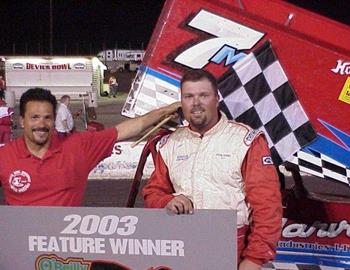 Kevin Ramey in victory lane