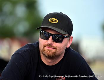 Lakeside Speedway (Kansas City, KS) – Lucas Oil Midwest Late Model Racing Association (MLRA) – August 23, 2024. (Todd Boyd photo)