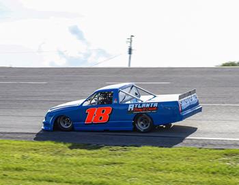 Zach Lopez driving in the Pro Truck division with Bryson Lopez Racing at Mobile International Speedway (Irvington, AL) on July 27, 2024.