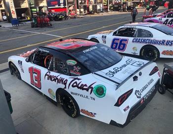 Chad Finchums MBM Motorsports ride for Bristol Motor Speedway on September 16 in NASCAR Xfinity Series action.