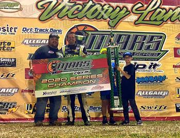 Brian Shirley of Chatham, Illinois nipped Frank Heckenast Jr. by seven points to claim the 2020 MARS Racing Series title. 