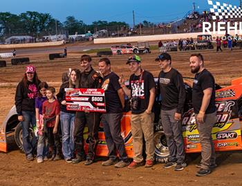 Josh Dietz claims his third win in a row at Florence Speedway (Florence, KY) on May 11th.