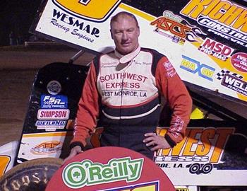 Gary Wright in victory lane