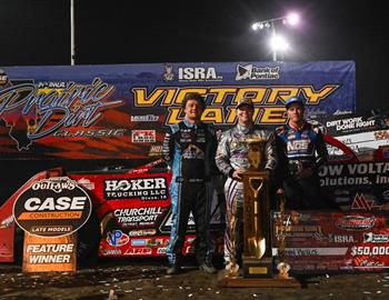 Bobby PIerce wins the 2024 Prairie Dirt Classic ay Fairbury Speedway on July 27