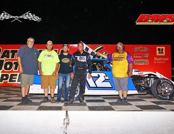 Raymond Merrill won at Batesville Motor Speedway on August 17