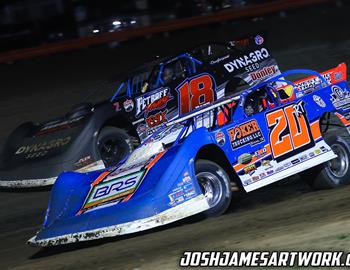 Farmer City Raceway (Farmer City, IL) – Lucas Oil Late Model Dirt Series – Farmer City 74 – May 10th, 2024. (Josh James Artwork)