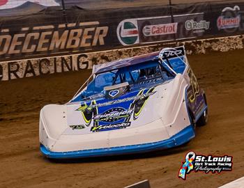 Patrik in action at the Castrol Gateway Dirt Nationals at The Dome at Americas Center (St. Louis, Mo.) on Dec. 14-16.