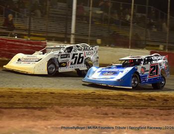 Springfield Raceway (Springfield, MO) – MLRA Founders Tribute – February 28-March 1, 2025. (Todd Boyd photo)