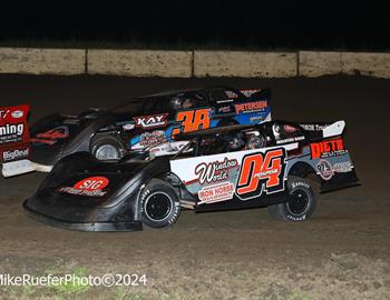 Stuart Speedway (Stuart, IA) – Malvern Bank East Series – Blackberry Brandy Brawl – May 10th, 2024. (Mike Ruefer Photo)