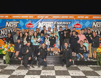 Kyle Larson and Crew Celebrate Their Win