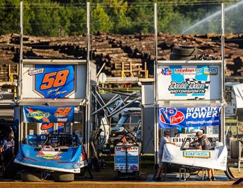 Batesville Motor Speedway (Locust Grove, AR) – Lucas Oil Late Model Dirt Series – Topless 100 – August 16th-17th, 2024. (Heath Lawson Photo)