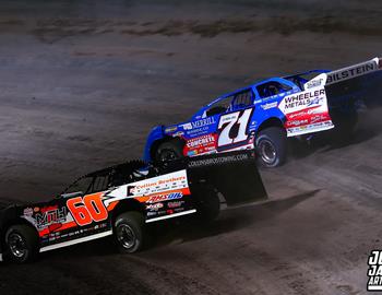 Volusia Speedway Park (De Leon Springs, FL) – World of Outlaw Late Model Series – DIRTcar Nationals – February 10th-15th, 2025. (Josh James Artwork)