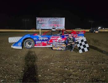 Rich Wicker wins at Marion Center Speedway on Saturday, April 27.