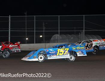 Boone Speedway (Boone, IA) – World of Outlaws Case Late Model Series – Hawkeye 50 – July 25th, 2022. (Mike Ruefer photo)