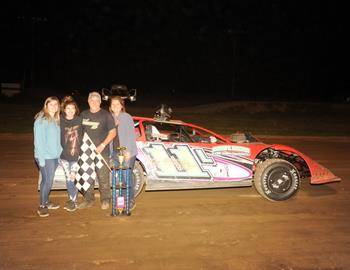 Jeff Ferguson raced to the Crate Late Model victory at Latrobe (Pa.) Speedway on Saturday night.
