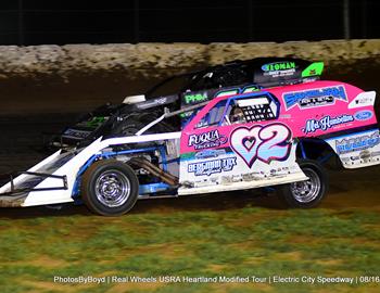 Electric City Speedway (Butler, MO) – USRA Heartland Modified Tour (HMT) – August 16, 2024. (Todd Boyd photo)