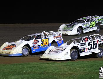 34 Raceway (West Burlington, IA) – Midwest Auto Racing Series (MARS) Late Model Championship – Slocum 50 Weekend – April 18-19, 2025. (Josh James Artwork photo)
