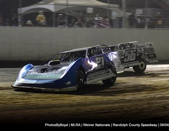 Randolph County Raceway (Moberly, MO) – Lucas Oil Midwest LateModel Racing Association – Wiener Nationals – September 4th, 2022. (Todd Boyd photo)