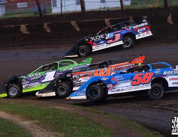 Lincoln Speedway (Lincoln, IL) – FloRacing Night in America – July 8th, 2024. (Josh James Artwork)