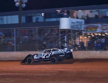 Evan Ellis won the Mississippi State Championship Challenge Series Super Late Model event at Whynot (Miss.) Motorsports Park on Saturday, July 22.