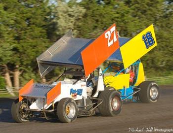 Patrick Bourke (27) and Jeremy Herbst (18)