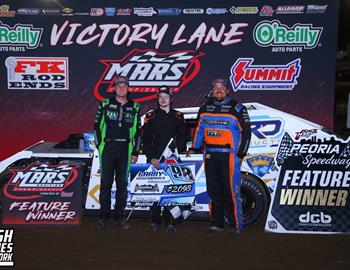 Peoria Speedway (Peoria, IL) – MARS Modified Championship Series – Garry Swibold Memorial – April 26th, 2025. (Josh James Artwork)