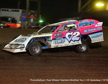 I-35 Speedway (Winston, MO) – USRA Heartland Modified Tour (HMT) – October 19, 2024. (Todd Boyd photo)