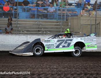 East Moline Speedway (East Moline, IL) – MARS Late Model Championship – August 11th, 2024. (Mike Ruefer Photo)