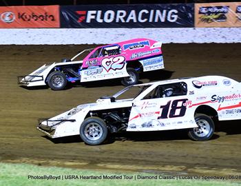 Lucas Oil Speedway (Wheatland, MO) – USRA Heartland Modified Tour (HMT) – Diamond Classic – June 28-29, 2024. (Todd Boyd photo)