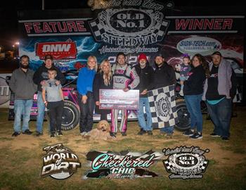 Steven Crocker won the Late Model feature at Old No. 1 Speedway (Harrisburg, Ark.) on Saturday, April 20 for his second victory of the year.