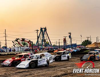 Lincoln Speedway (Lincoln, IL) – Logan County Fair Night of Thunder – August 1, 2025. (Event Horizon Photography photo)