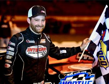 Josh Rice wins with the Northern Allstars Late Model Series at Florence Speedway on April 12. 