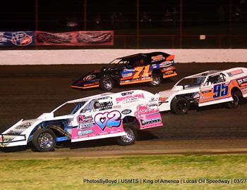 Lucas Oil Speedway (Wheatland, MO) – United States Modified Touring Series (USMTS) – King of America XIV – March 27-29, 2025. (Todd Boyd photo)