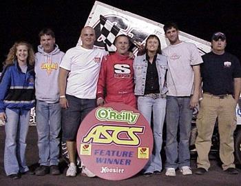 Danny Jennings and company in victory lane