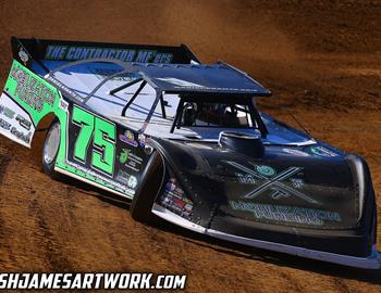 Brownstown Speedway (Brownstown, IN) – Lucas Oil Late Model Dirt Series – Indiana Icebreaker – March 23rd-24th, 2024. (Josh James Artwork)