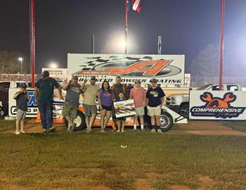 Josh Baucom has racked up total of eight wins this year at Ark-La-Tex Speedway.
