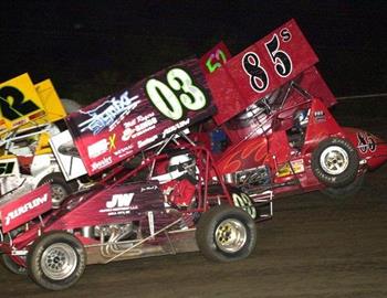 Forrest Sutherland gets some air in B Main action