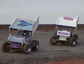 D. Stewart chases Toby Brown in heat action
